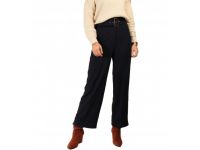 NUMPH Pantalon Large Navy avec ceinture