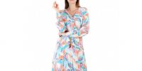 NUMPH - Robe Multicolore Manches Longues 