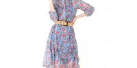 NUMPH - Robe fleuri Mutlicolore Longue