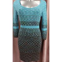 Robe en maille bleu dégradé MISSONI