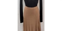 Jupe en maille longue noir et beige ELISABETTA FRANCHI