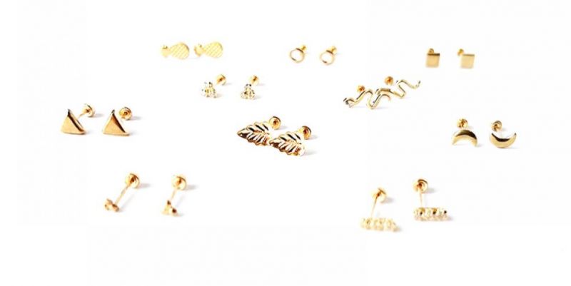 Lot de 10 boucles d’oreilles varié Bébés  2  - 0