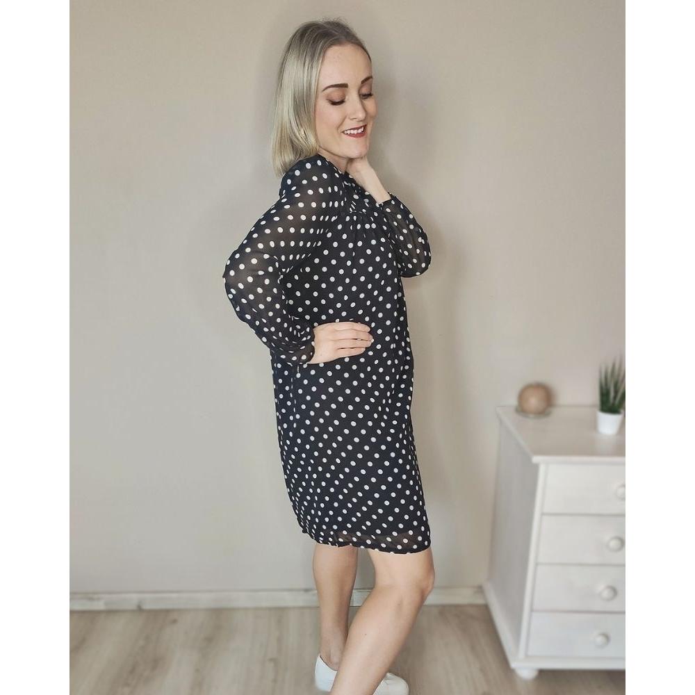 Robe droite noire - 2