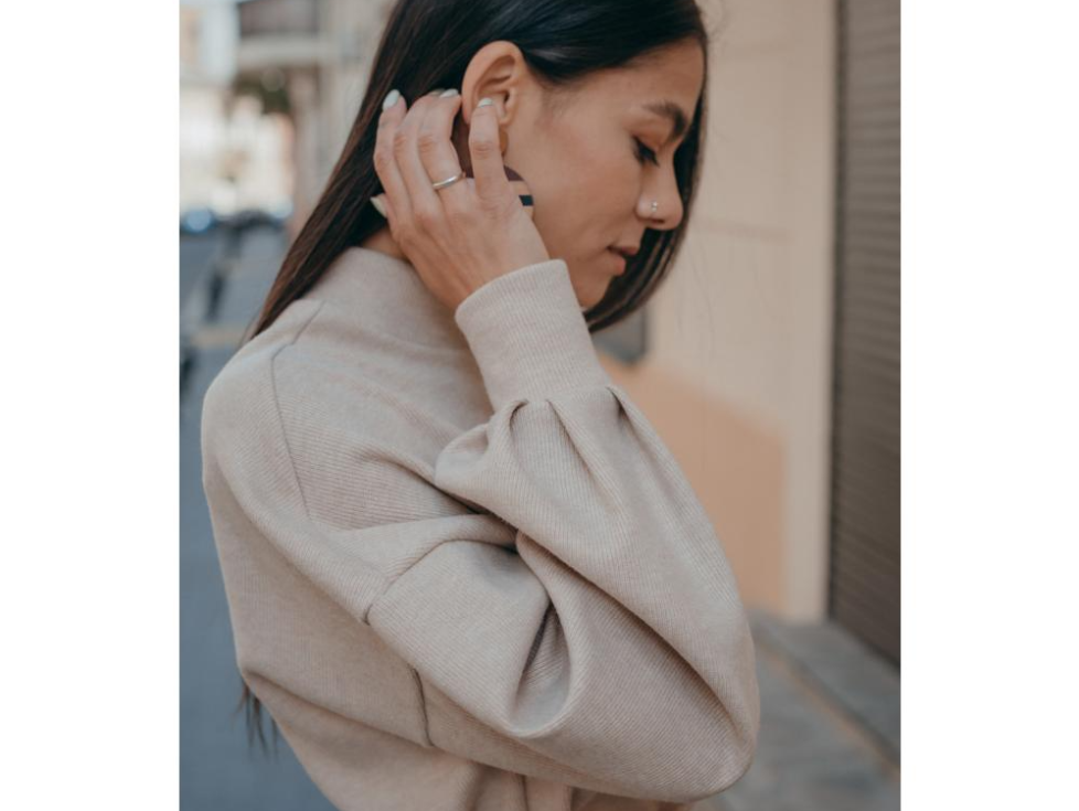 Robe droite en angora - 15