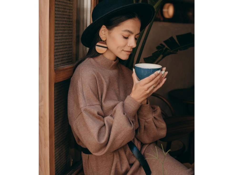 Robe droite en angora - 5