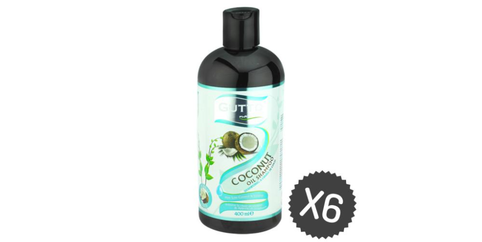Shampoing à l'huile de coco x6