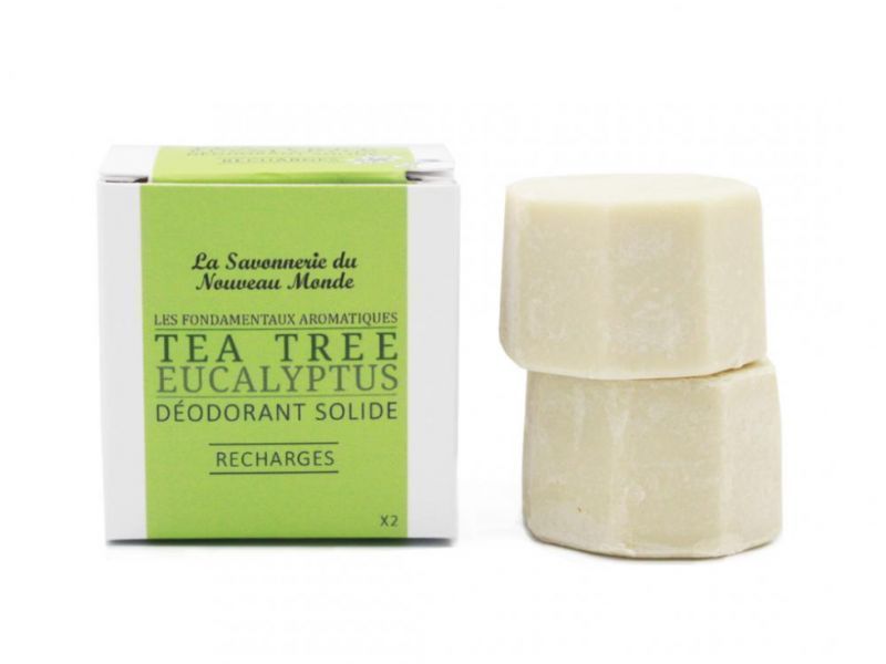 DÉODORANT SOLIDE TEA TREE RECHARGE 2 X 30 ML