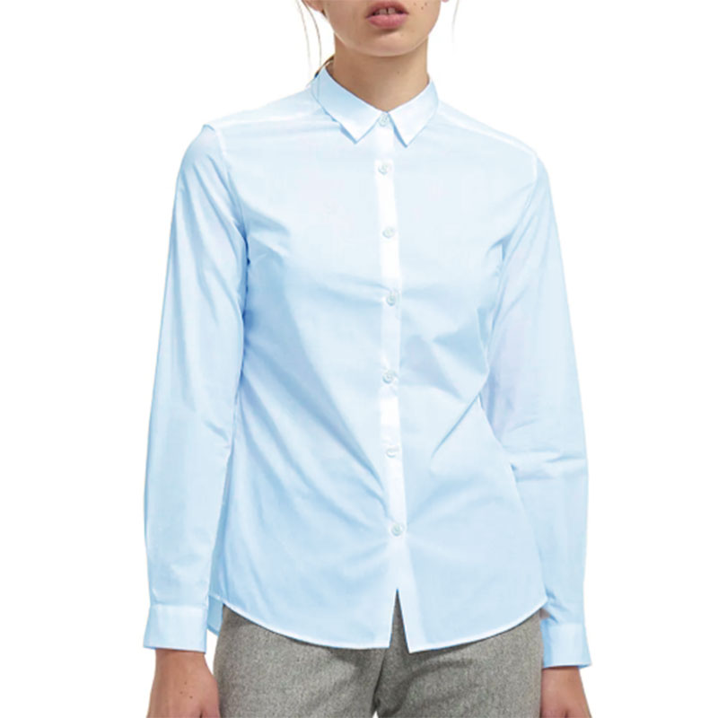 Harmony chemise dos ouvert bleue femme - 0